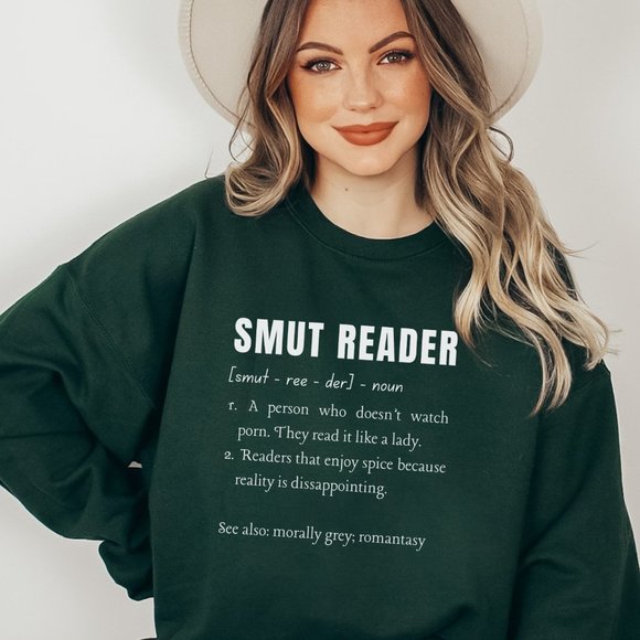 Smut Reader Definition Sweatshirt Gift for Book Lover, Reader Sweatshirt Bookish - Picture 1 of 5